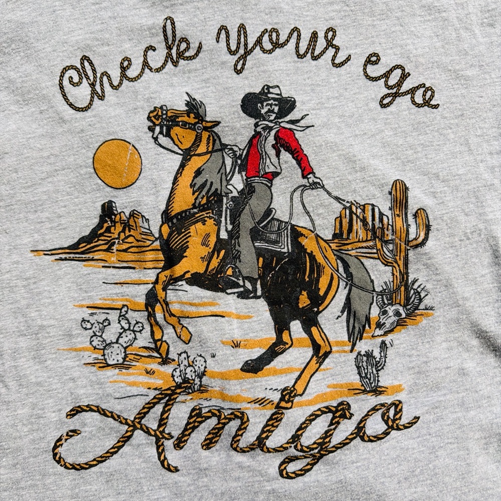 Check Your Ego, Amigo Crop Top T-shirt